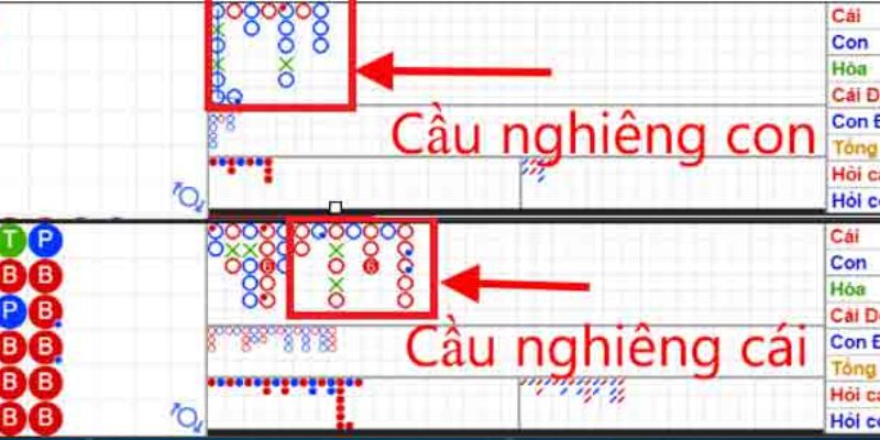 Bắt cầu Baccarat nghiêng cái